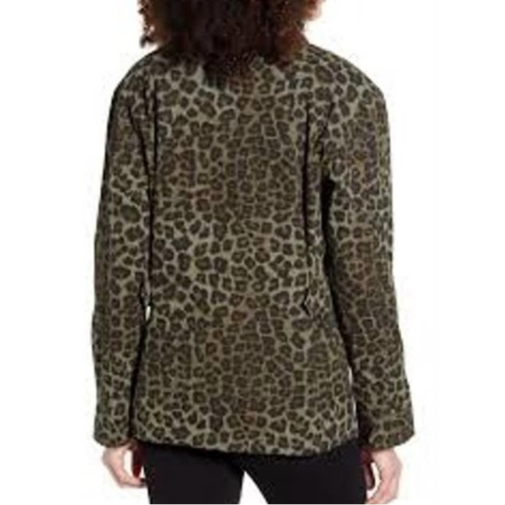 Good American Sage Leopard Denim Jacket - Picture 2 of 11